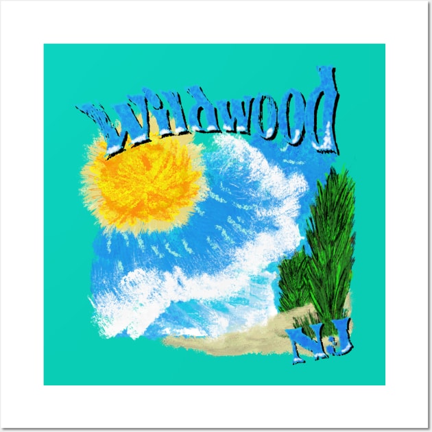 Wildwood NJ Wall Art by DJDannerDesigns